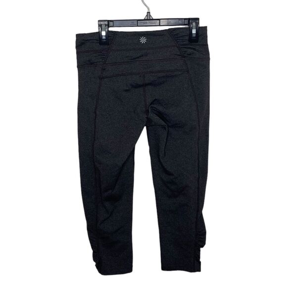 Athleta Grey Athletic Workout Capris. Size Small. - Picture 2 of 6